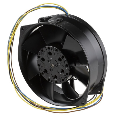 ebm-papst W2S130 Series Axial Fan, 230 V ac, AC Operation, 380m³/h, 45W, 172 x 55mm