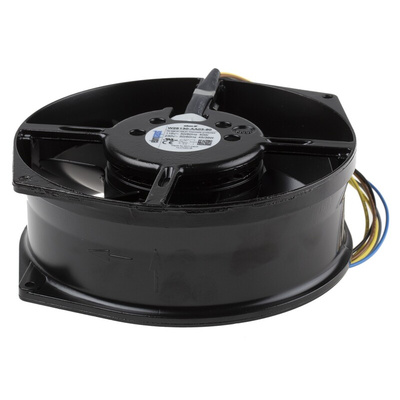 ebm-papst W2S130 Series Axial Fan, 230 V ac, AC Operation, 380m³/h, 45W, 172 x 55mm