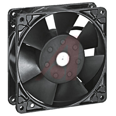ebm-papst 5900 Series Axial Fan, 115 V ac, AC Operation, 206m³/h, 17W, 127 x 127 x 38mm