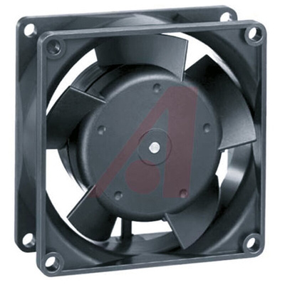 ebm-papst 8300 Series Axial Fan, 24 V dc, DC Operation, 20mA Max, 80 x 80 x 32mm