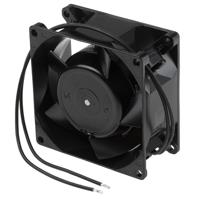 ebm-papst 8000 V Series Axial Fan, 24 V ac, AC Operation, 47m³/h, 12W, 80 x 80 x 38mm