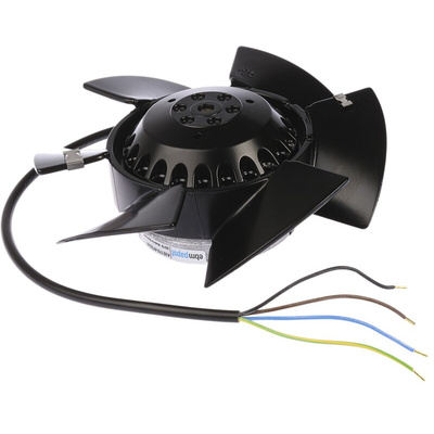 ebm-papst A2E170 Series Axial Fan, 230 V ac, AC Operation, 480m³/h, 53W, 230mA Max, IP44, 170 x 63mm