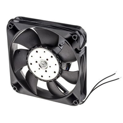 ebm-papst AC 4400 FN Series Axial Fan, 85 → 265 V ac, AC Operation, 205m³/h, 12W, 119 x 119 x 25mm