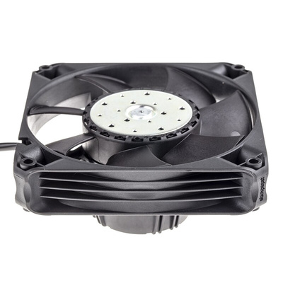 ebm-papst AC 4400 FN Series Axial Fan, 85 → 265 V ac, AC Operation, 205m³/h, 12W, 119 x 119 x 25mm