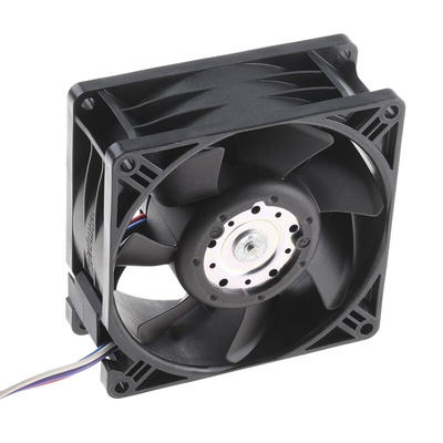 ebm-papst 3250 J - S-Panther Series Axial Fan, 48 V dc, DC Operation, 270m³/h, 33.6W, 92 x 92 x 38mm