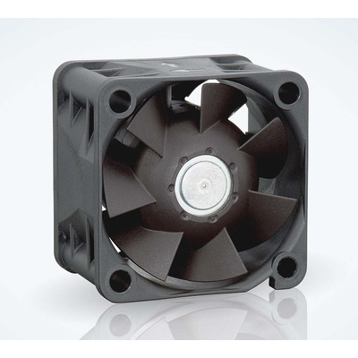ebm-papst 420 J Series Axial Fan, 24 V dc, DC Operation, 38m³/h, 6.9W, IP20, 40 x 40 x 28mm