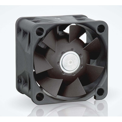 ebm-papst 420 J Series Axial Fan, 24 V dc, DC Operation, 31m³/h, 4.3W, IP20, 40 x 40 x 28mm