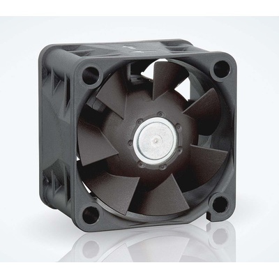 ebm-papst 420 J Series Axial Fan, 24 V dc, DC Operation, 38m³/h, 6.9W, IP20, 40 x 40 x 28mm