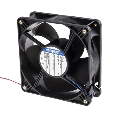 ebm-papst 4400 Series Axial Fan, 24 V dc, DC Operation, 184m³/h, 3.6W, 119 x 119 x 38mm