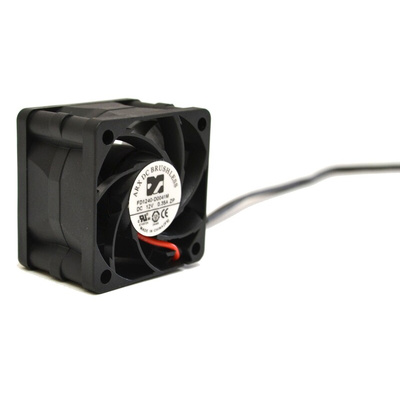ARX CeraDyna Series Axial Fan, 12 V dc, DC Operation, 28.30m³/h, 3.72W, 40 x 40 x 28mm