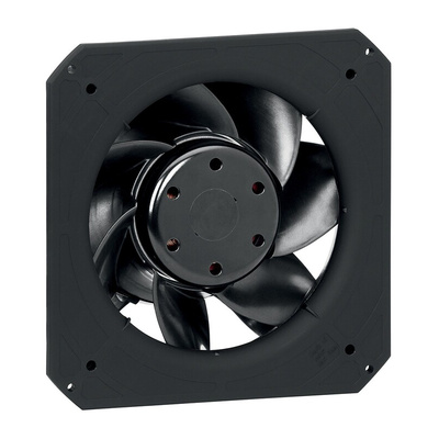 ebm-papst Axial Fan, 24 V dc, DC Operation, 1020m³/h, 95W, 4.7A Max, IP44, 225 x 225 x 80mm