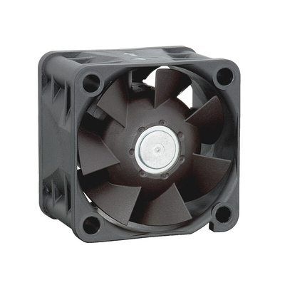 ebm-papst 420 J Series Axial Fan, 24 V dc, DC Operation, 38m³/h, 6.9W, IP54, 40 x 40 x 28mm