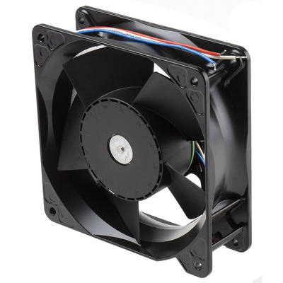 ebm-papst 4100 NH5 - S-Force Series Axial Fan, 24 V dc, DC Operation, 390m³/h, 45W, 1.875A Max, 119 x 119 x 38mm