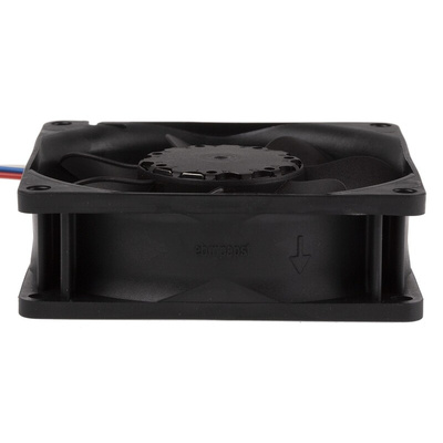 ebm-papst 8400 N Series Axial Fan, 12 V dc, DC Operation, 20m³/h, 350mW, 80 x 80 x 25mm