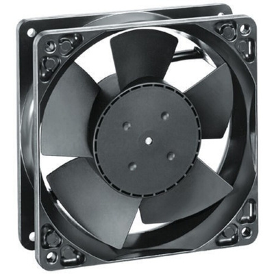 ebm-papst 4100 N Series Axial Fan, 12 V dc, DC Operation, 160m³/h, 3.7W, 119 x 119 x 38mm