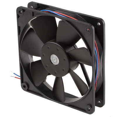 ebm-papst 4400 F Series Axial Fan, 12 V dc, DC Operation, 140m³/h, 3.2W, 119 x 119 x 25mm