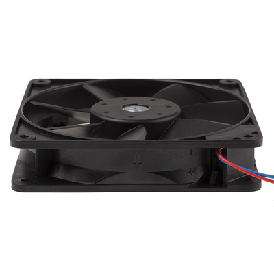 ebm-papst 4400 F Series Axial Fan, 12 V dc, DC Operation, 140m³/h, 3.2W, 119 x 119 x 25mm