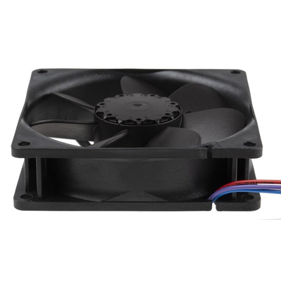 ebm-papst 3400 N Series Axial Fan, 12 V dc, DC Operation, 84m³/h, 2.5W, 92 x 92 x 25mm