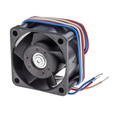 ebm-papst 400 Series Axial Fan, 24 V dc, DC Operation, 22m³/h, 3W, 40 x 40 x 25mm