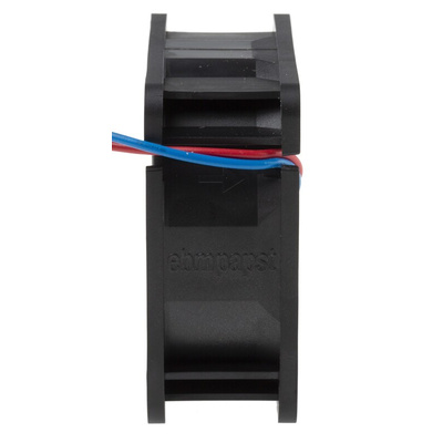 ebm-papst 600 N Series Axial Fan, 24 V dc, DC Operation, 43m³/h, 2.5W, 60 x 60 x 25mm