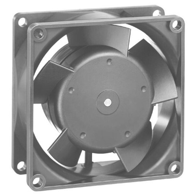 ebm-papst 8300 Series Axial Fan, 24 V dc, DC Operation, 32m³/h, 1W, 80 x 80 x 32mm