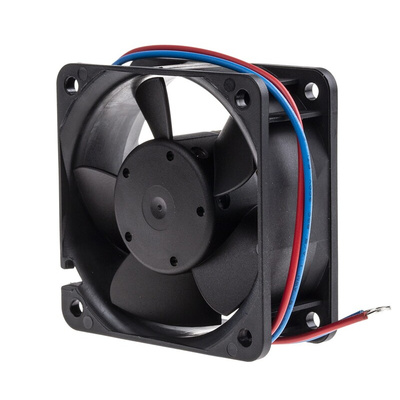ebm-papst 600 N Series Axial Fan, 12 V dc, DC Operation, 42m³/h, 1.5W, 125mA Max, 60 x 60 x 25mm