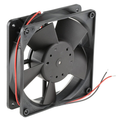 ebm-papst 4300 Series Axial Fan, 12 V dc, DC Operation, 170m³/h, 5W, 420mA Max, 119 x 119 x 32mm
