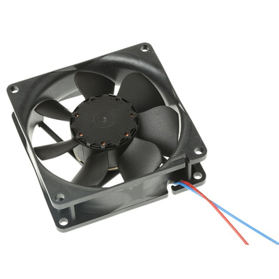 ebm-papst 8400 N Series Axial Fan, 24 V dc, DC Operation, 33m³/h, 700mW, 30mA Max, 80 x 80 x 25mm