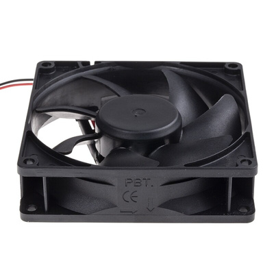 Sunon EE Series Axial Fan, 12 V dc, DC Operation, 87.5m³/h, 2W, 165mA Max, 92 x 92 x 25mm