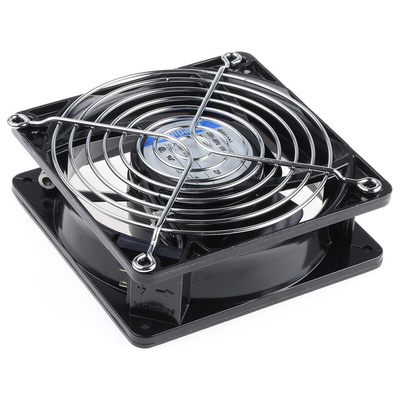 ebm-papst 9900 Series Axial Fan Kit, 115 V ac, AC Operation, 135m³/h, 12W, 119 x 119 x 25mm
