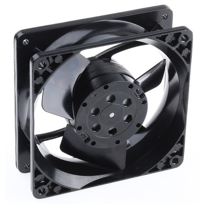 ebm-papst 9900 Series Axial Fan Kit, 115 V ac, AC Operation, 135m³/h, 12W, 119 x 119 x 25mm