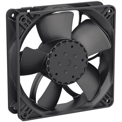 ebm-papst 4300 N - S-Panther Series Axial Fan, 48 V dc, DC Operation, 220m³/h, 6.5W, 119 x 119 x 32mm