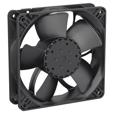 ebm-papst 4300 N - S-Panther Series Axial Fan, 24 V dc, DC Operation, 190m³/h, IP68, 119 x 119 x 32mm