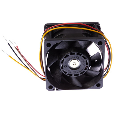 Sanyo Denki San Ace 9GV Series Axial Fan, 12 V dc, DC Operation, 142.2m³/h, 33.6W, 2.8A Max, 60 x 60 x 38mm