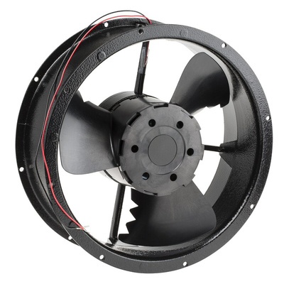 COMAIR ROTRON CD24B3 Series Axial Fan, 24 V dc, DC Operation, 934.4m³/h, 29W, 1.2A Max, 254 x 254 x 89mm