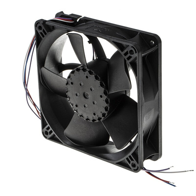 ebm-papst 4300 N - S-Panther Series Axial Fan, 12 V dc, DC Operation, 148m³/h, 1.9W, 119 x 119 x 32mm