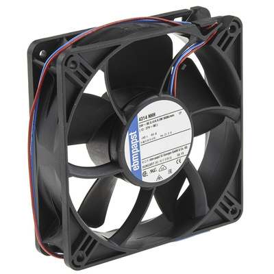 ebm-papst 4300 N - S-Panther Series Axial Fan, 24 V dc, DC Operation, 9.8W, IP20, 119 x 119 x 32mm