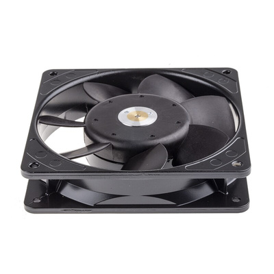 ebm-papst 9900 Series Axial Fan, 115 V ac, AC Operation, 100m³/h, 8W, 70mA Max, 119 x 119 x 25mm