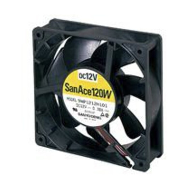 Sanyo Denki San Ace 9WP Series Axial Fan, 24 V dc, DC Operation, 168.2m³/h, 5.28W, 220mA Max, IP68, 120 x 120 x 38mm