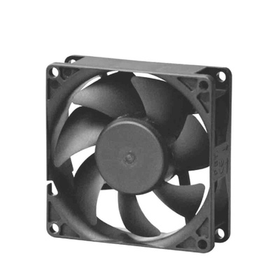 Sunon Axial Fan, 12 V dc, DC Operation, 33cfm, 840mW, 84mA Max, IP20, 80 x 80 x 25mm