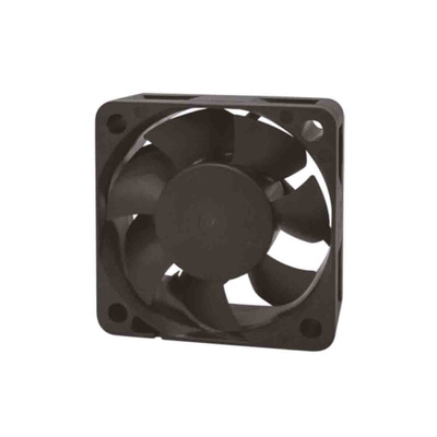 Sunon Axial Fan, 12 V dc, DC Operation, 7.7cfm, 300mW, 26mA Max, IP20, 50 x 50 x 15mm