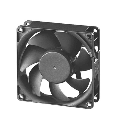 Sunon Axial Fan, 24 V dc, DC Operation, 60cfm, 4.32W, 207mA Max, IP20, 80 x 80 x 25mm