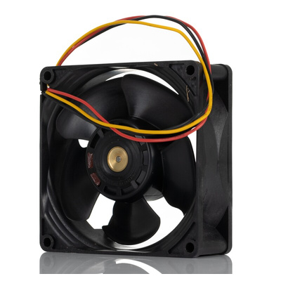 Sanyo Denki Axial Fan, 24 V dc, DC Operation, 109.5cfm, 13.9W, 580mA Max, IP68, 92 x 92 x 32mm