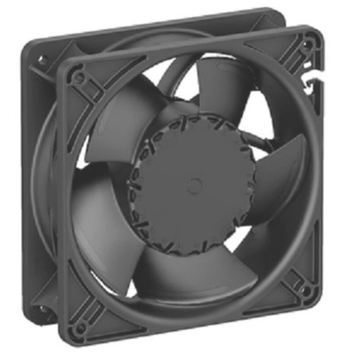 ebm-papst Axial Fan, 12 V dc, DC Operation, 345m³/h, 30W, 2.5A Max, 120 x 120 x 38mm