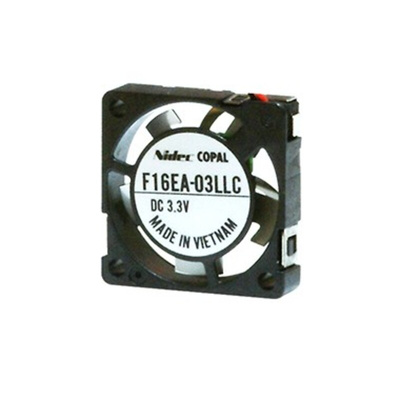 NIDEC COPAL ELECTRONICS GMBH Axial Fan, 3.3 V dc, DC Operation, 66mW, 20mA Max
