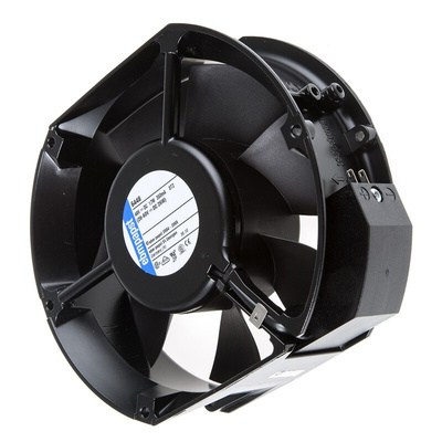 ebm-papst 6400 Series Axial Fan, 48 V dc, DC Operation, 410m³/h, 17W, 350mA Max, 172 x 150 x 51mm