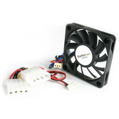 StarTech.com Axial Fan, 12 V dc, dc Operation, 8.63cfm, 1.08W, 90mA Max, 2 x 0.4 x 2in