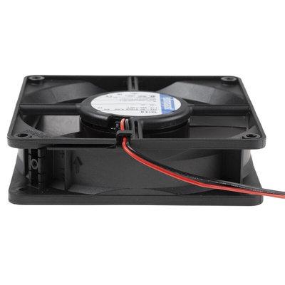 ebm-papst 4300 Series Axial Fan, 24 V dc, DC Operation, 170m³/h, 5W, 208mA Max, 119 x 119 x 32mm