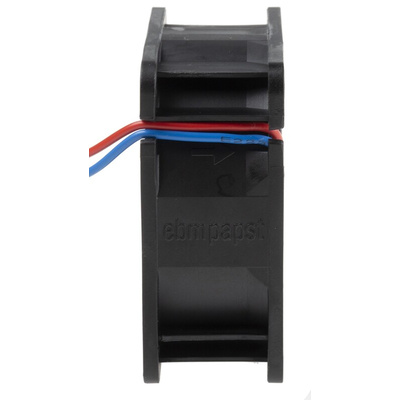 ebm-papst 600 N Series Axial Fan, 24 V dc, DC Operation, 25m³/h, 1.2W, 50mA Max, 60 x 60 x 25mm