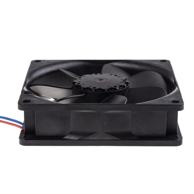 ebm-papst 3400 N Series Axial Fan, 24 V dc, DC Operation, 72m³/h, 1.8W, 75mA Max, 92 x 92 x 25mm